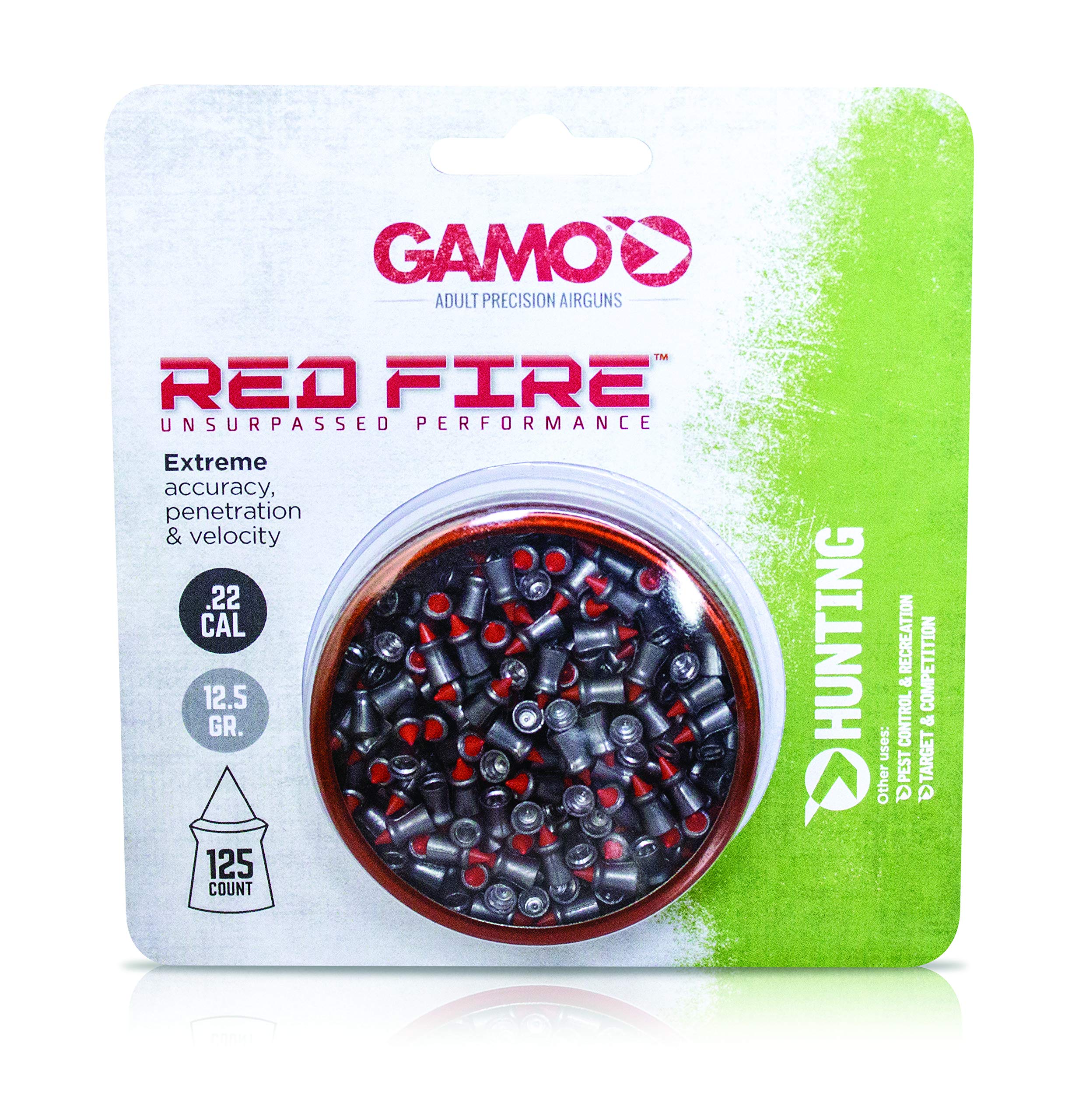 Gamo Red Fire .22 Cal, 15.4 Grains, Polymer Tip, 125ct
