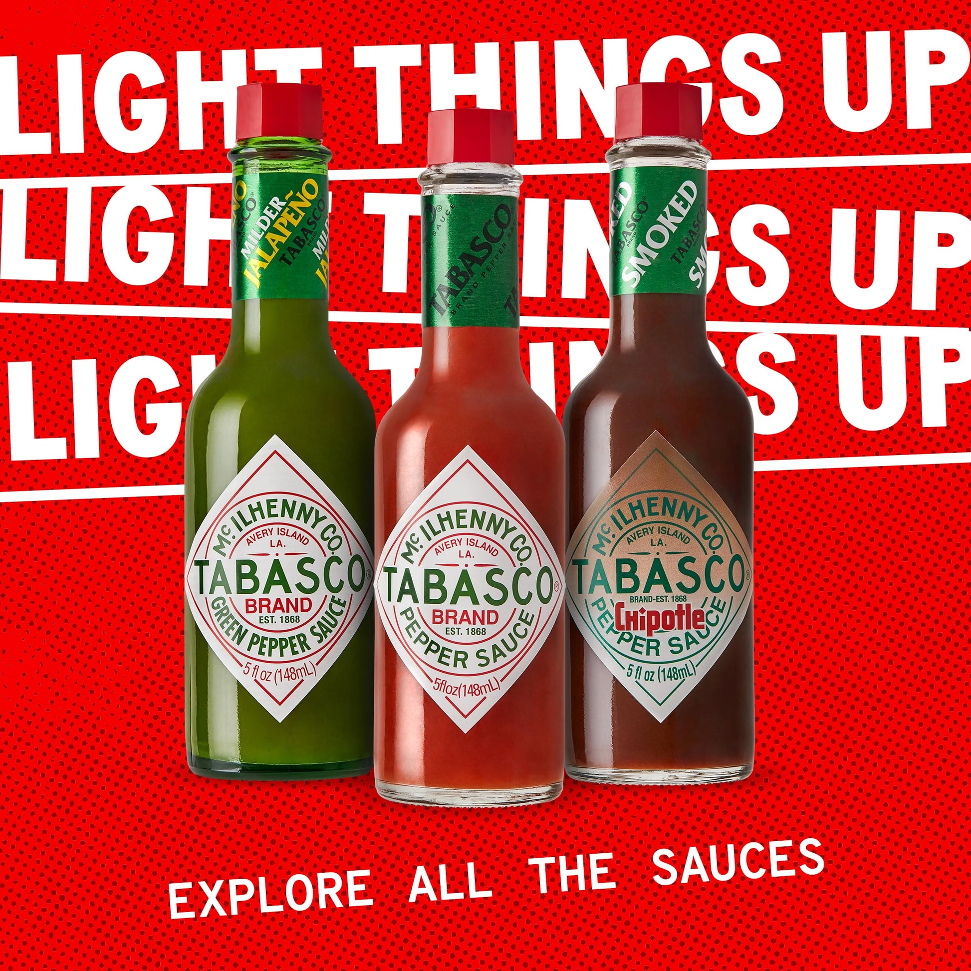 TABASCO Brand Original Red Pepper Hot Sauce, Medium Heat, Glass Bottle, Classic & Versatile Flavor, Three Simple Ingredients, Great for Dips, Tacos, Eggs, Pizza, Oysters & More, 2 Fl Oz (Pack of 1)