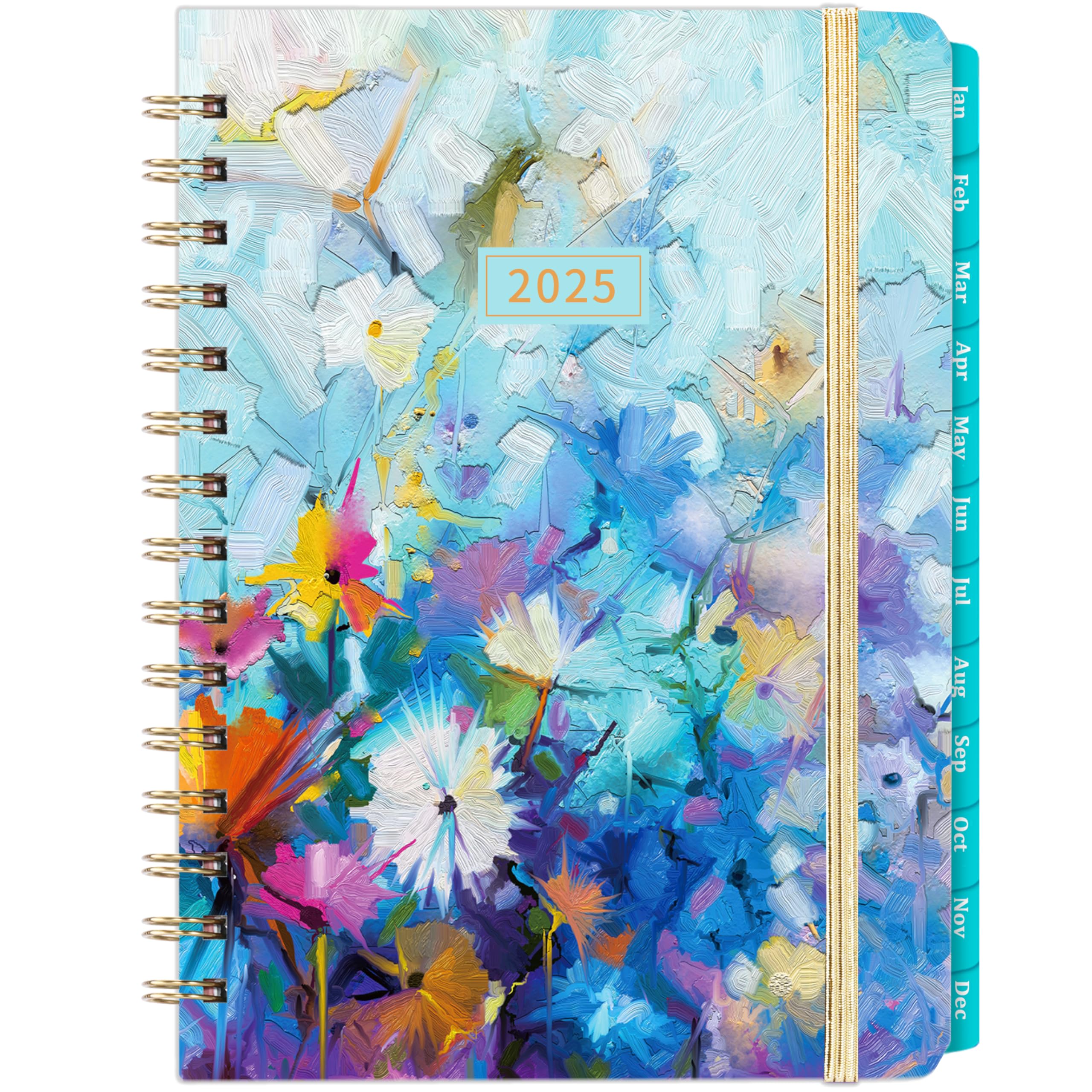 2025 Planner - Planner 2025, 2025 Planner Weekly and Monthly with Tabs, 6.3ÃƒÂ¢Ã‚Â€Ã‚Â™ÃƒÂ¢Ã‚Â€Ã‚Â™ ÃƒÂƒÃ‚Â— 8.4ÃƒÂ¢Ã‚Â€Ã‚Â™ÃƒÂ¢Ã‚Â€Ã‚Â™, JAN 2025 - DEC 2025, Inner Pocket, Hardcover, Elastic Closure, Perfect for Organization