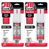 J-B Weld 50112 ClearWeld 5 Minute Set Epoxy Syringe - Clear - 25 ml, 25ml