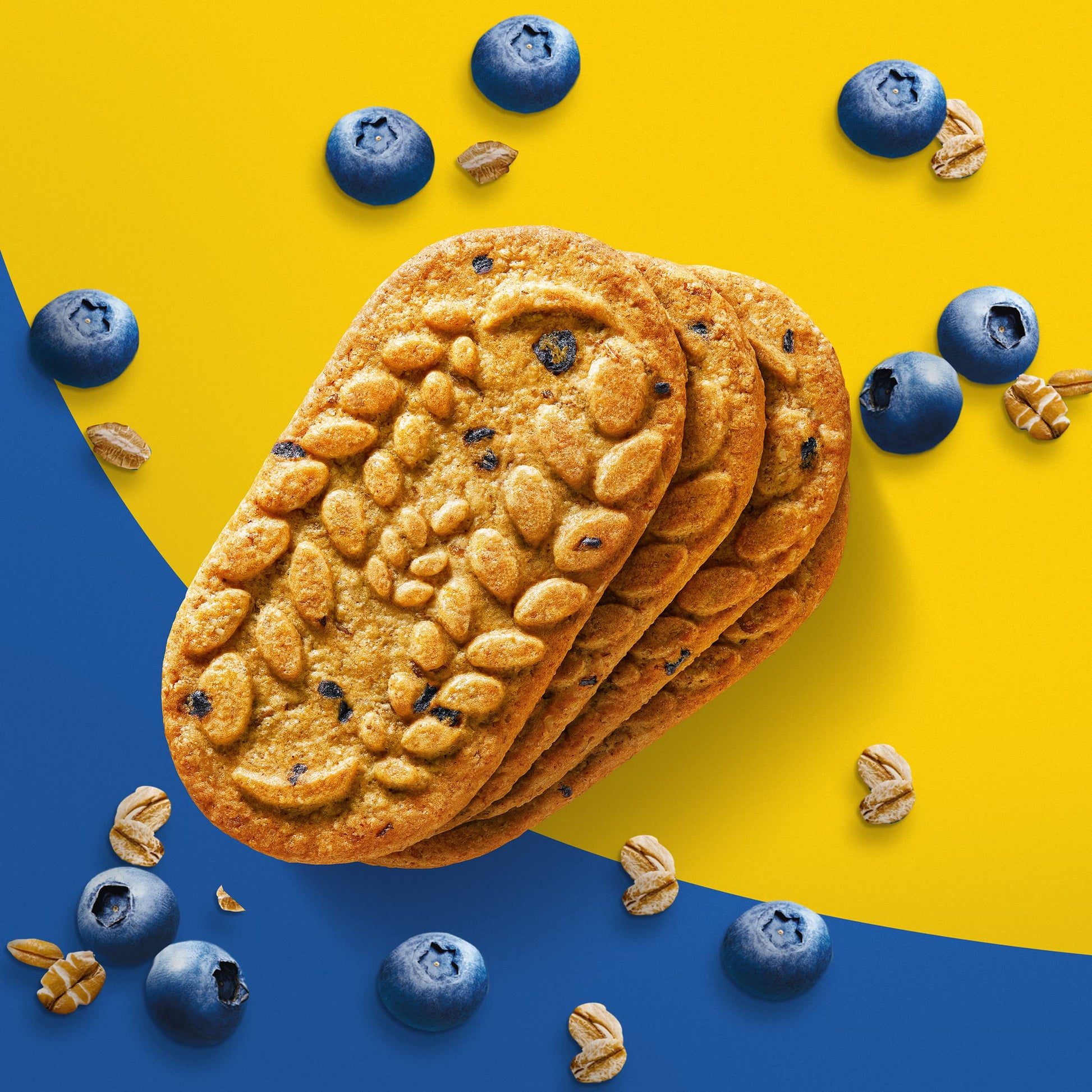 belVita Blueberry Breakfast Biscuits, Value Pack, School Snacks, 12 Packs (4 Biscuits Per Pack)