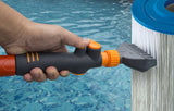 Aquatix Pro Premium Pool & Spa Filter Cartridge Cleaner, Removes Debris & Dirt from Pool Filters in Seconds, Heavy Duty & Durable Pool Cartridge Filter Cleaner, for a Clean Flow of Water Today! (1)