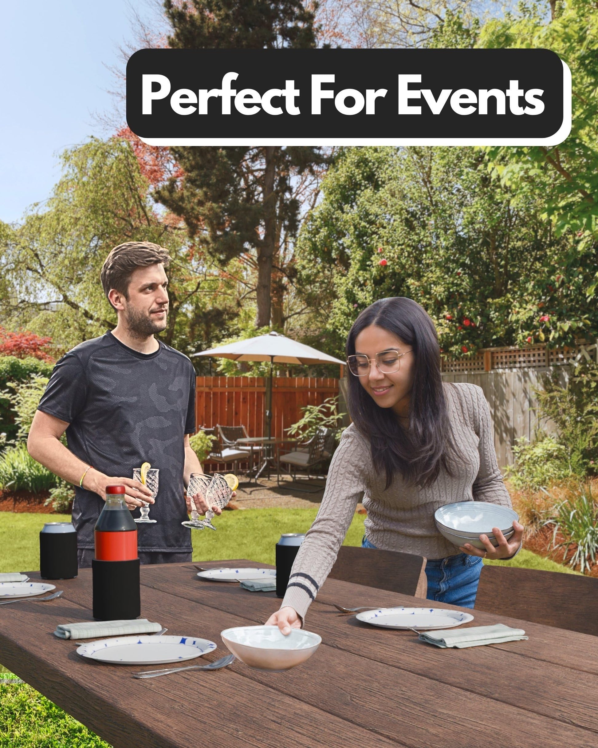 PartyPrints 25 Pack Black Blank Can Cooler Sleeves, Customizable Bulk Sublimation Insulated Foam for Beer, Collapsible Plain Drink Holder, Cold Soda Insulator, 12oz Regular, 16oz Tall Cans