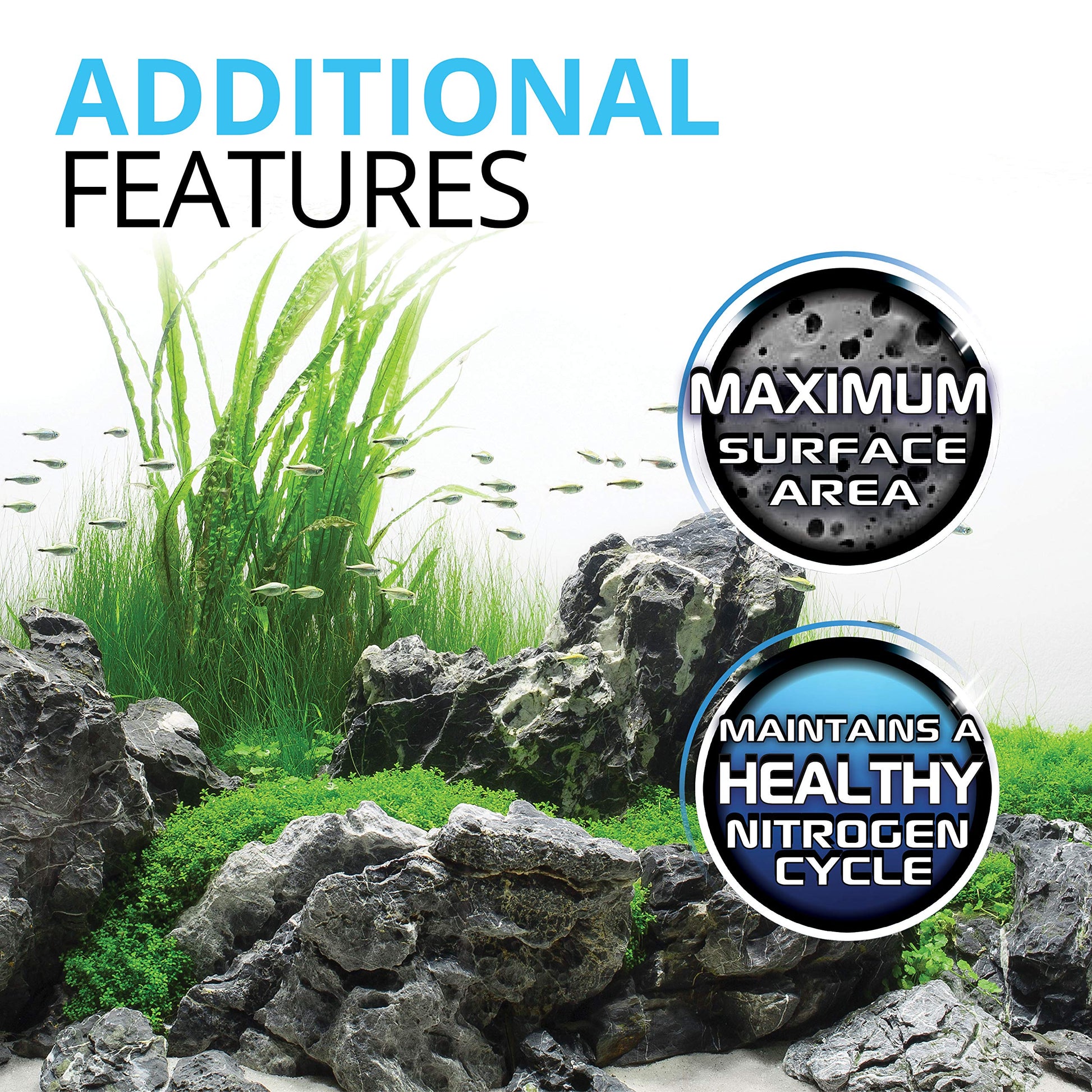 Fluval BioMax Biological Material Remover, 500 g - Biological Filter Media for Aquariums