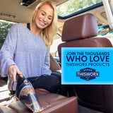 ThisWorx Car Vacuum Cleaner - Portable Handheld Mini Vacuum Cleaner W/ 16ft Cord, Bag, & Attachments - Small Vacuum for Car, RV, Boats, Travel - Car Accessories