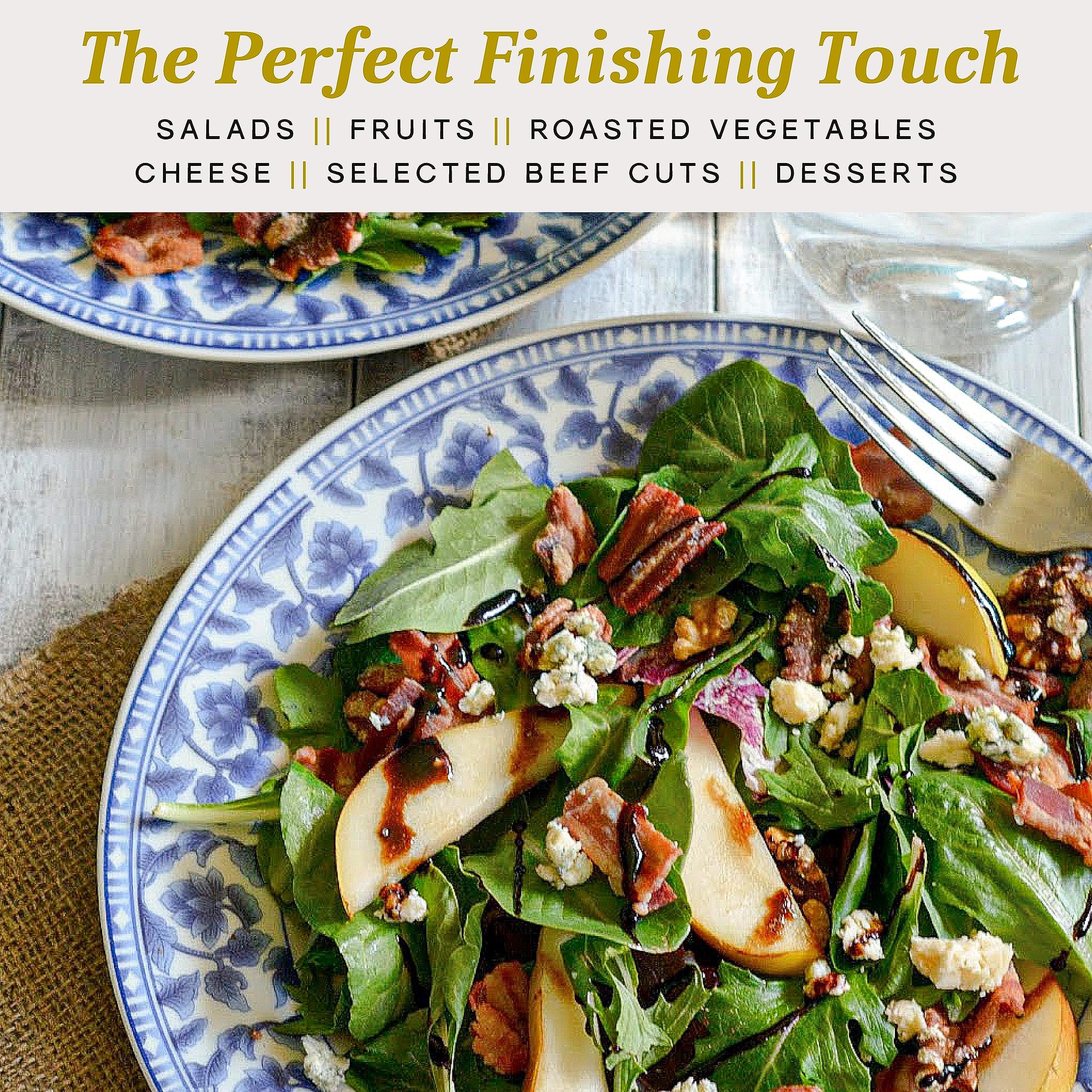 Giusti Italian Balsamic Vinegar of Modena IGP - 3 Gold Medals, Rich & Thick Gran Deposito Aceto Balsamico di Modena for Salads, Cheese & Finishing Touches, Made in Italy – 8.45 fl oz/250 ml -Pack of 1