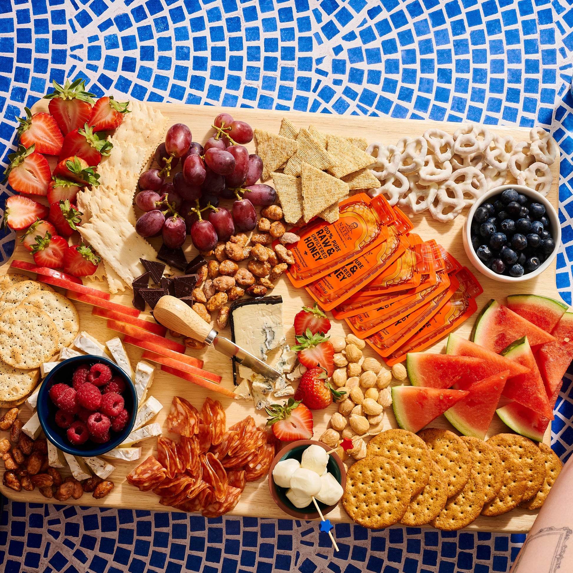 Nate's Honey Minis - Single-Serve 100% Pure, Raw & Unfiltered Honey – 0.49oz Packets, 20ct box