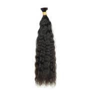 Wet and Wave Natural Black Bulk Hair 100% Unprocessed Human Hair