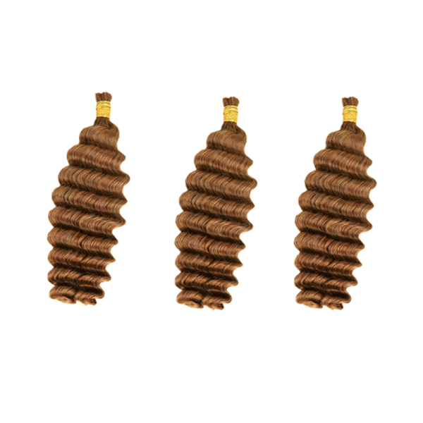 Deep Wave Natural Black/Colored Bulk Hair 100% Unprocessed Human Hair