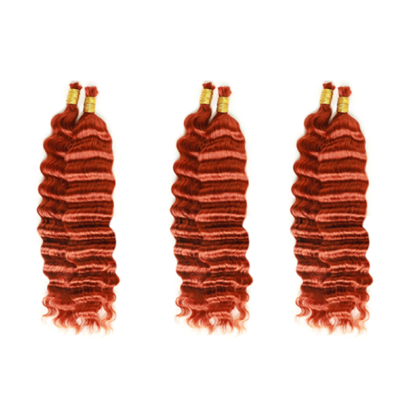 Deep Wave Natural Black/Colored Bulk Hair 100% Unprocessed Human Hair