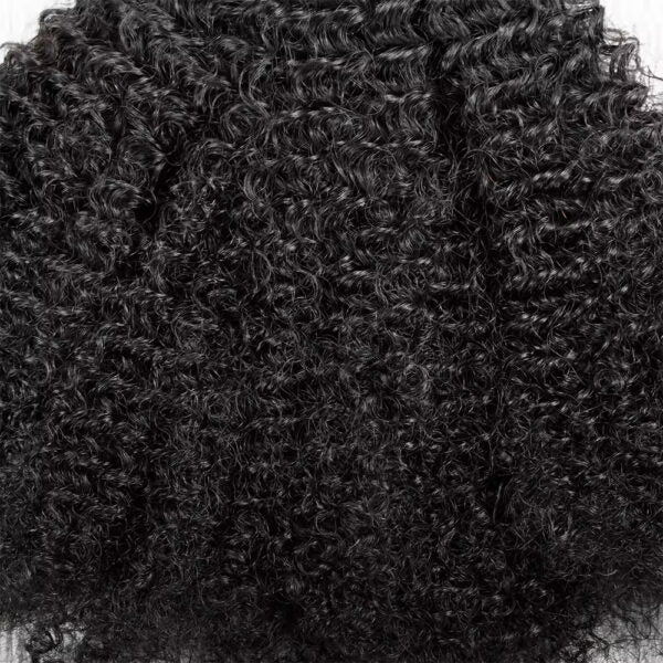 Kinky Curly Seamless Tape in Natural Black Hair Extensions 100% Real Human Hair