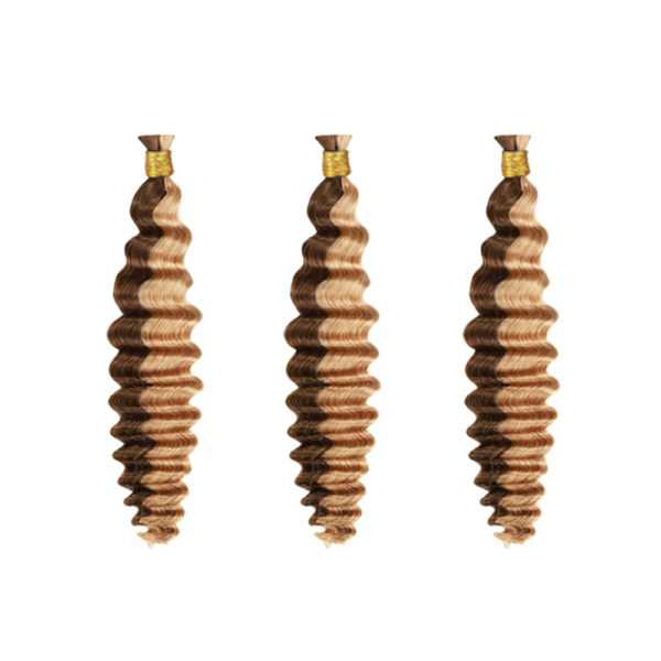 Deep Wave Natural Black/Colored Bulk Hair 100% Unprocessed Human Hair