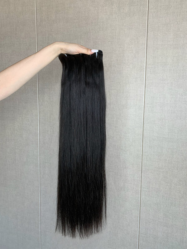 3 Bundles Straight + 5Ã5 HD Lace Closure Invisible Lace Top Quality Premium Hair