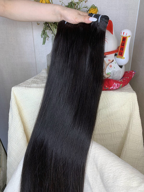 3 Bundles Straight + 5Ã5 HD Lace Closure Invisible Lace Top Quality Premium Hair