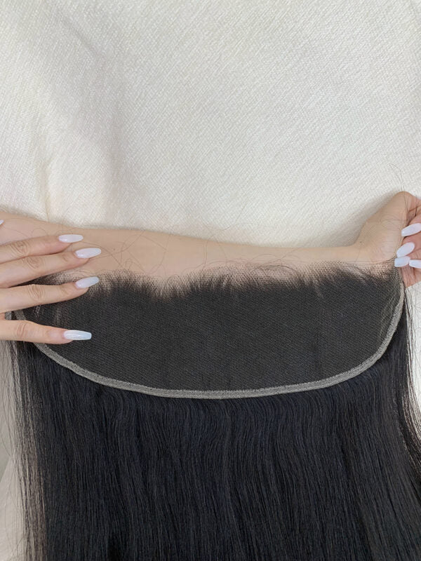 Raw 13X4 Straight and Indian Wavy HD/Transparent Lace Unprocessed Human Hair