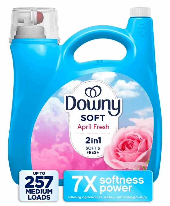 Downy Soft & Fresh Liquid Fabric Softener, April Fresh, 257 loads, 150 fl. oz