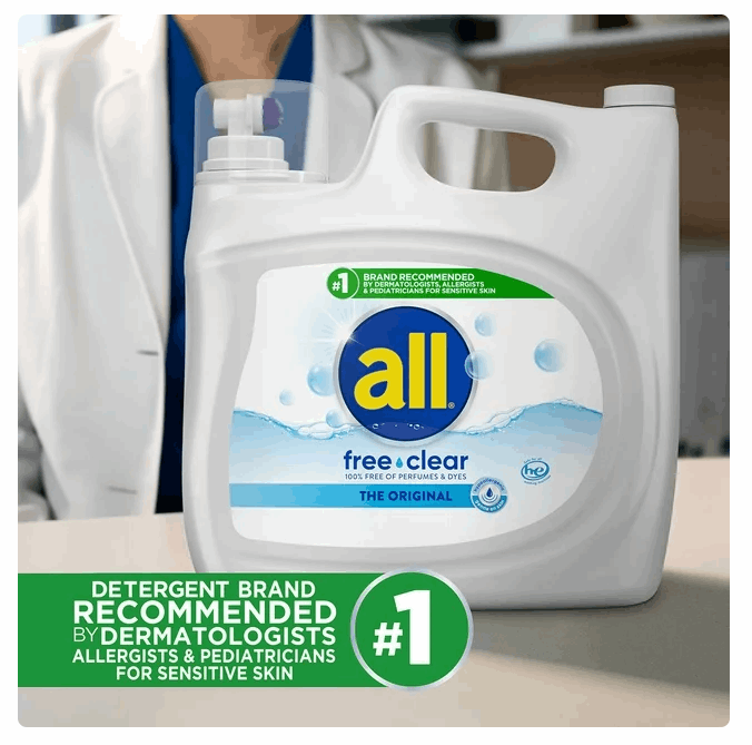 all free clear Liquid Laundry Detergent, The Original, 166 loads, 250 fl. oz.