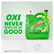 Gain + Oxi Liquid Laundry Detergent, Original, 159 Loads, 170 fl. oz.