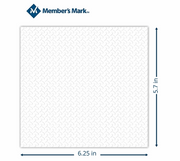 Member's Mark Everyday 1-Ply White Napkins 4 pks., 300 napkins/pk.
