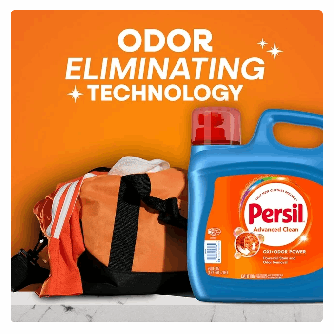 Persil OXI + Odor Power Liquid Laundry Detergent, 120 loads, 240 fl. oz.