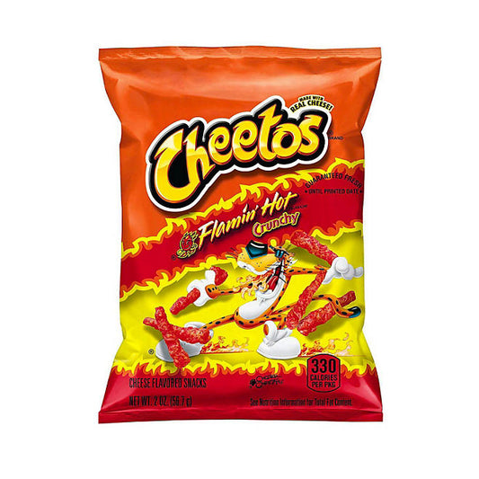 Cheetos Flamin' Hot Crunchy Cheese Snacks (2 oz., 64 ct.)