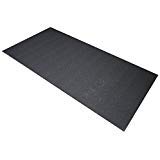 BalanceFrom High Density Treadmill Exercise Bike Equipment Mat, 3 x 6.5-ft ,Black