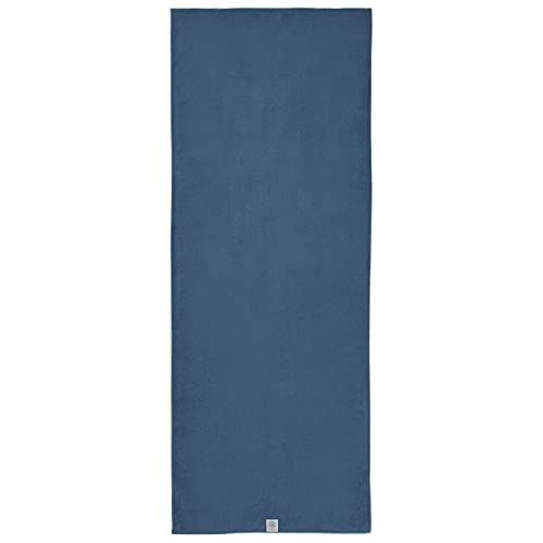 Gaiam Stay Put Yoga Towel Mat (Fits Over Standard Size - 68L x 24W), Lake