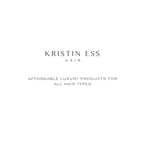 Kristin Ess Hair 3-In-One Titanium Flat Iron Hair Straightener, Curler and Waver - Styling + Frizz Control - Polished S Curls - Dual Voltage - 1 1/4 Inch Rounded Straightener Curler 2 In 1 + Waver