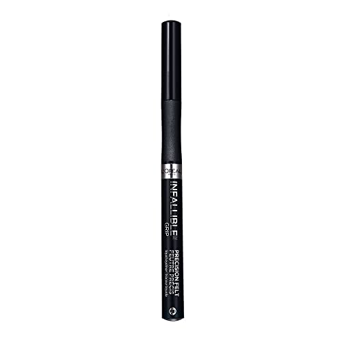 L’Oréal Paris L’Oreal Paris Makeup Infallible Grip Precision Felt Eyeliner, Smudge Resistant, Long Lasting Waterproof Eyeliner, Brown, Brown, 0.03 fl oz