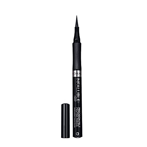 L’Oréal Paris L’Oreal Paris Makeup Infallible Grip Precision Felt Eyeliner, Smudge Resistant, Long Lasting Waterproof Eyeliner, Brown, Brown, 0.03 fl oz