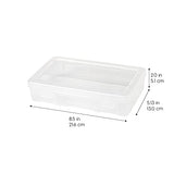 IRIS USA 10Pack Large Plastic Hobby Art Craft Supply Organizer Storage Containers with Latching Lid