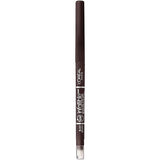 L'Oreal Paris Makeup Infallible Never Fail Original Mechanical Pencil Eyeliner with Built in Sharpener, Black Brown, 2 Count