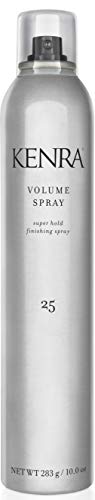 Kenra Volume Spray 25 80% | Super Hold Finishing & Styling Hairspray | Flake-free & Fast-drying | Wind & Humidity Resistance | All Hair Types | 10 oz