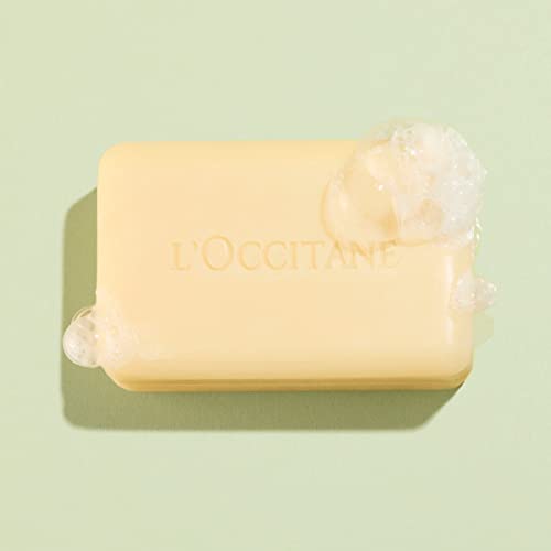 LOccitane Verbena Extra-Gentle Soap Vegetable Based, Artisanal, Citrus Scent, Crafted With Organic Verbena Extract, Refreshing Aroma, Gently Cleanse