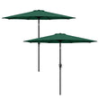 Simple Deluxe 20" Round Heavy Duty Patio Umbrella Base Stand with Steel Umbrella Holder, Water or Sand Fillable for Outdoor, Lawn, Garden, 50lbs Weight Capacity, Black