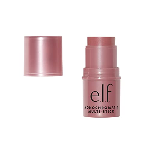 e.l.f. Monochromatic Multi Stick, Luxuriously Creamy & Blendable Color, For Eyes, Lips & Cheeks, Glowing Mango, 0.155 Oz (4.4g)