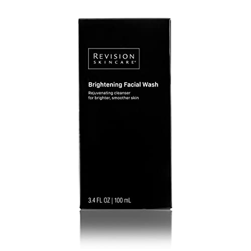 Revision Skincare Brightening Facial Wash, Brightens skin with radiant-boosting Vitamin C, Exfoliates dead surface cells for softer, smoother skin, Combines with Vitamin E, 6.7 Fl Oz