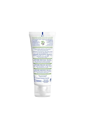 Mustela Hydra Bebe Face Cream - Daily Baby Moisturizer with Natural Avocado, Jojoba Oil - 1.35 fl. oz