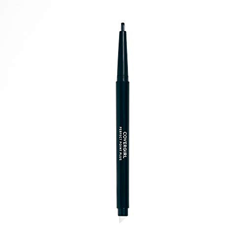 Covergirl Perfect Point Plus Self-Sharpening Eyeliner Pencil, Black Onyx, Pack of 2 (Packaging May Vary)