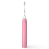 PHILIPS Sonicare 4100 Power Toothbrush, Rechargeable Electric Toothbrush with Pressure Sensor, Deep Pink HX3681/26