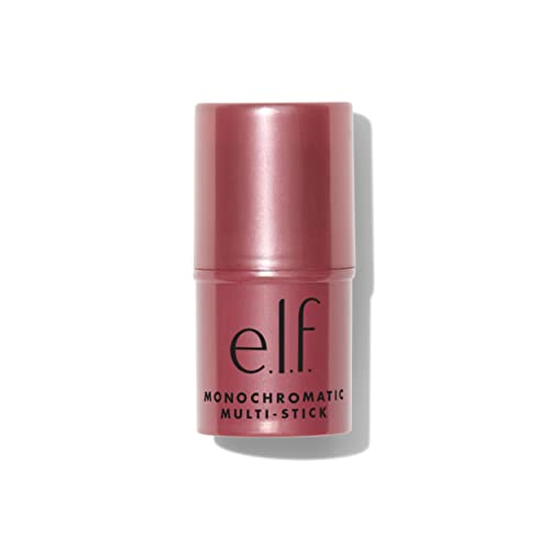 e.l.f. Monochromatic Multi Stick, Luxuriously Creamy & Blendable Color, For Eyes, Lips & Cheeks, Glowing Mango, 0.155 Oz (4.4g)