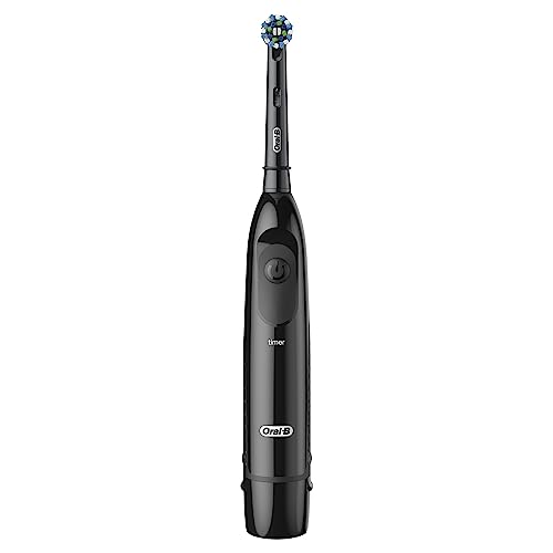 Oral B Pro 100 CrossAction, Battery Powered Electric Toothbrush, Black