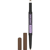 Maybelline New York Express Brow 2-In-1 Pencil and Powder Eyebrow Makeup, Medium Brown, 1 Count