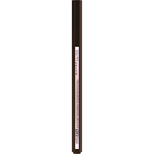 Maybelline Hyper Easy Liquid Pen No-Skip Waterproof Eyeliner, Satin Finish, Pitch Brown