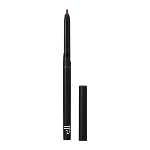 e.l.f., No Budge Retractable Eyeliner, Creamy, Ultra-Pigmented, Long Lasting, Enhances, Defines, Intensifies, Boldens, Grey, All-Day Wear, 0.006 Oz