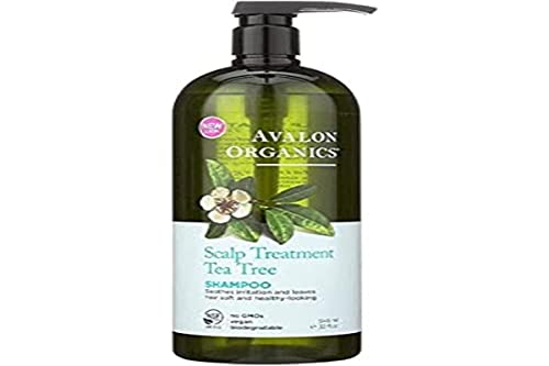 Avalon Organics Scalp Treatment Shampoo, Tea Tree, 32 Oz