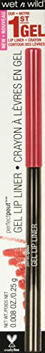 wet n wild Lip Liner Perfect Pout Matte Retractable Gel Lip Liner Pencil, Purple Lay Down the Mauves