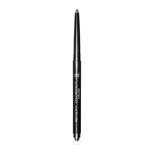 Revlon ColorStay Pencil Eyeliner with Built-in Sharpener, Waterproof, Smudgeproof, Longwearing Eye Makeup with Ultra-Fine Tip, 201 Black, 2 Pack