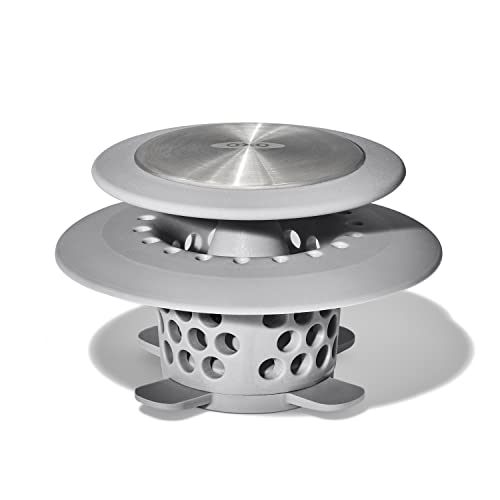 OXO Good Grips Stainless Steel Hair Catch Drain Protector