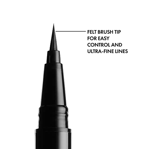 NYX PROFESSIONAL MAKEUP Epic Ink Liner Waterproof Liquid Eyeliner, Black, 2 Pack